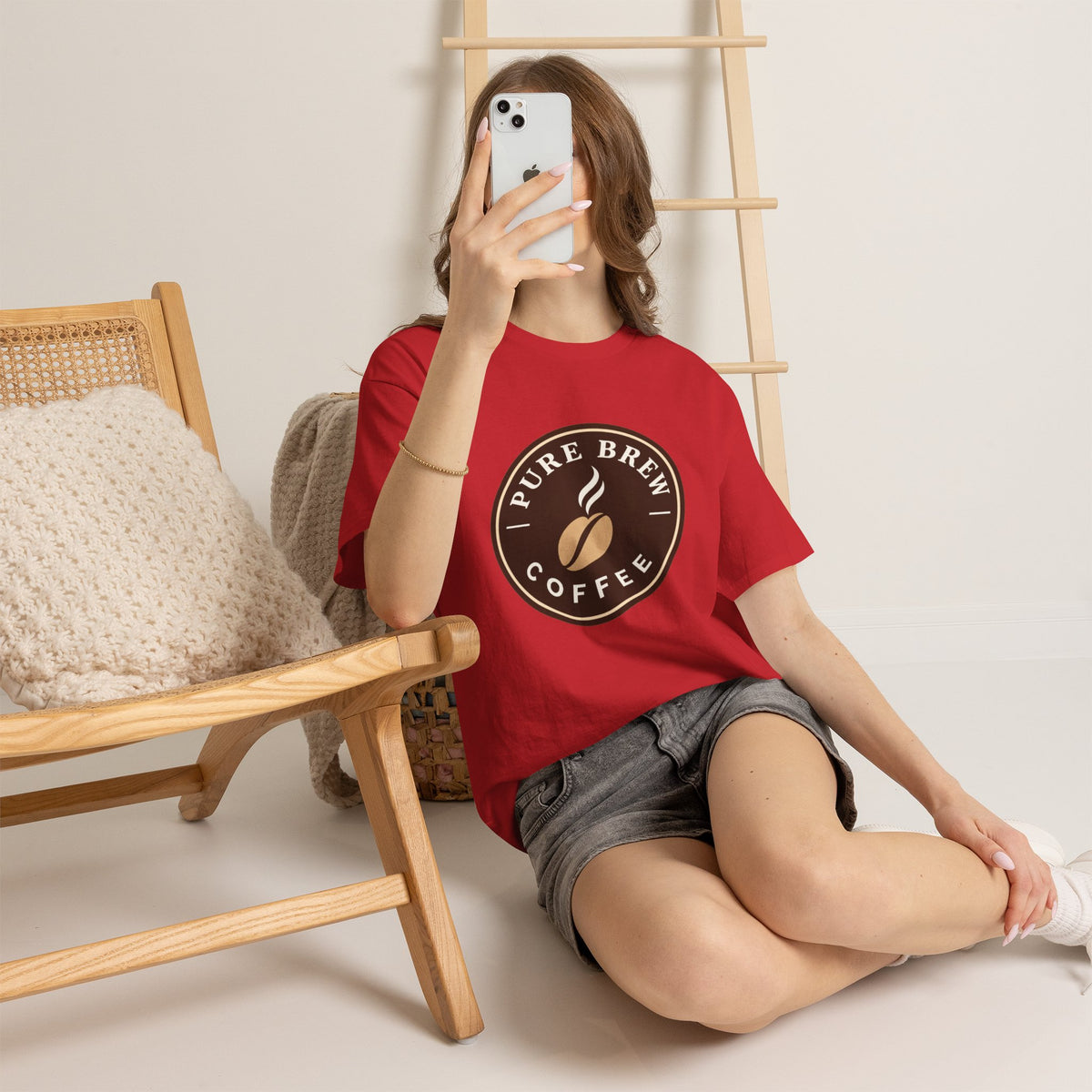 "Pure Brew Coffee" Logo Tee