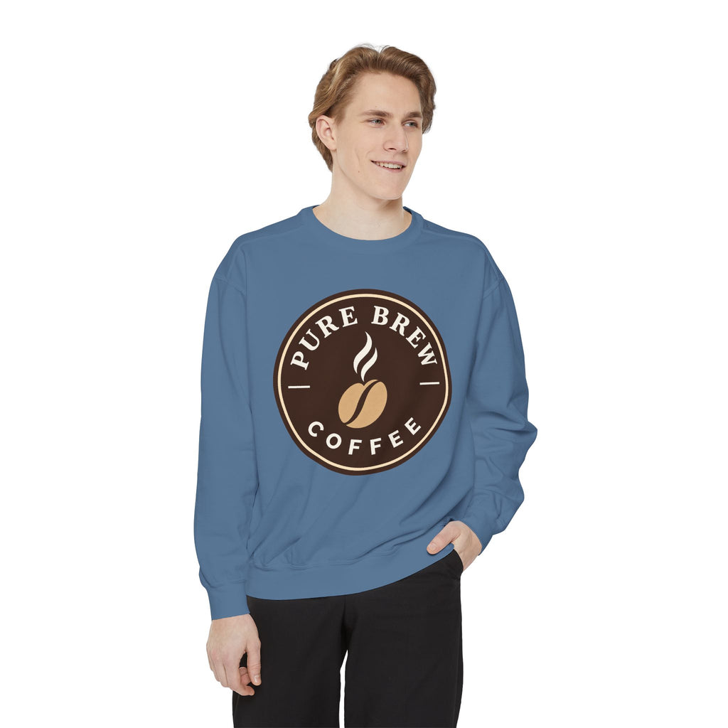 "Pure Brew Coffee" Logo Crewneck