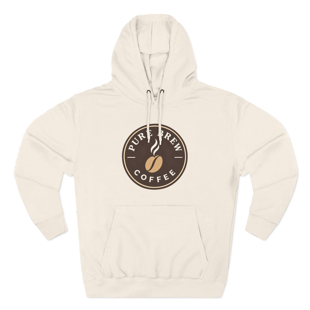'Pure Brew Coffee' Emblem Fleece Hoodie
