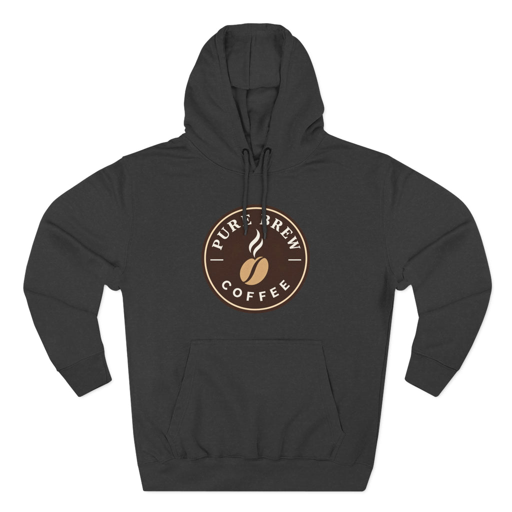 'Pure Brew Coffee' Emblem Fleece Hoodie