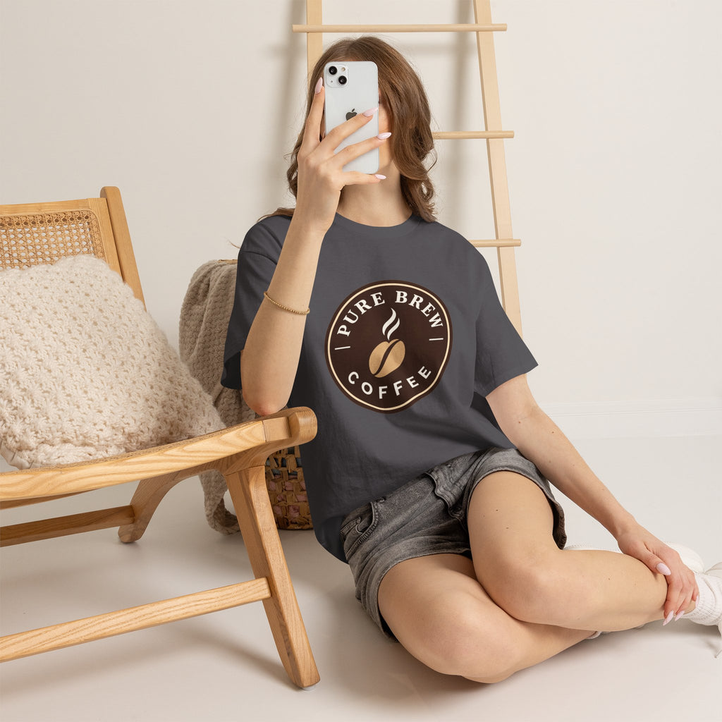 "Pure Brew Coffee" Logo Tee
