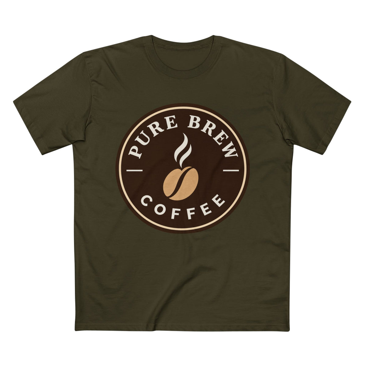 "Pure Brew Coffee" Vintage Logo Tee