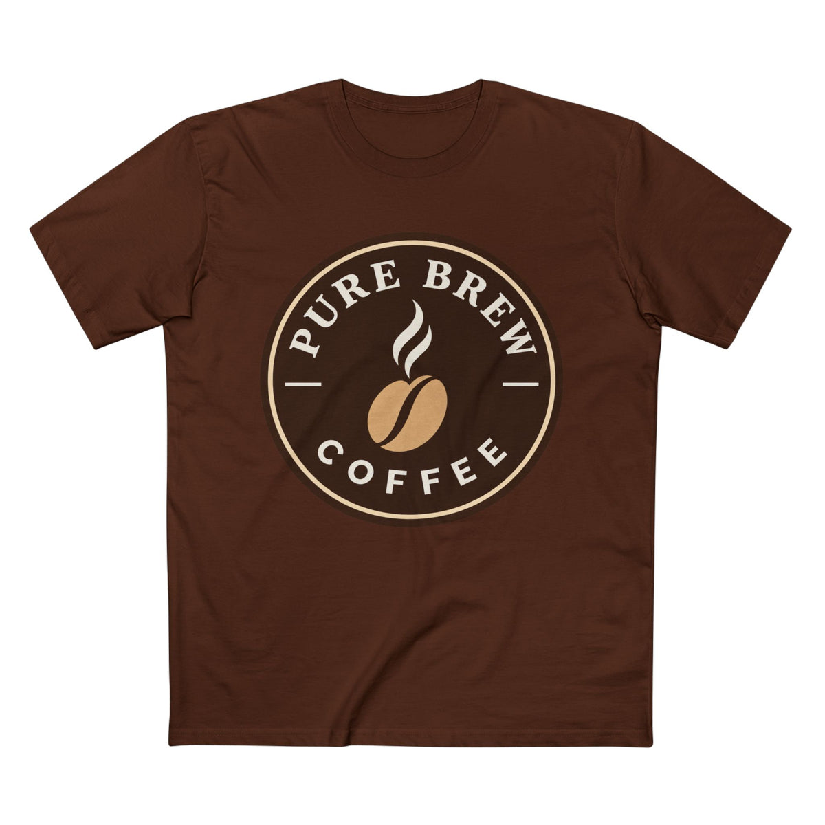 "Pure Brew Coffee" Vintage Logo Tee