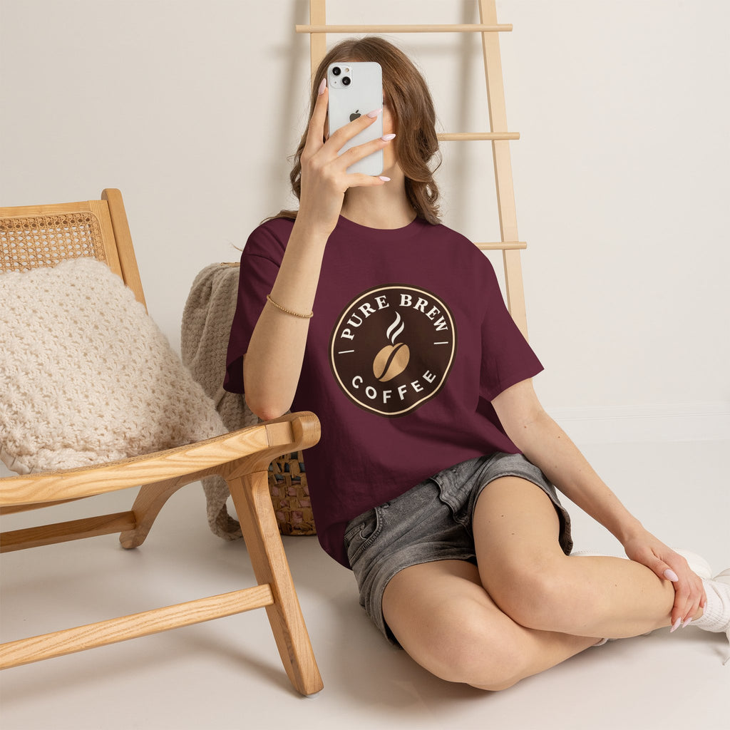 "Pure Brew Coffee" Logo Tee