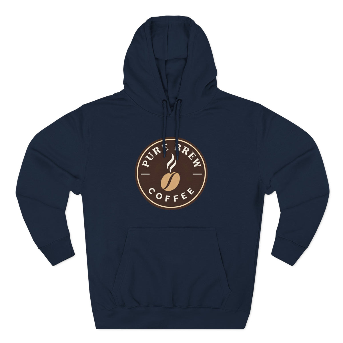 'Pure Brew Coffee' Emblem Fleece Hoodie
