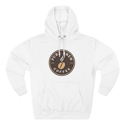 'Pure Brew Coffee' Emblem Fleece Hoodie