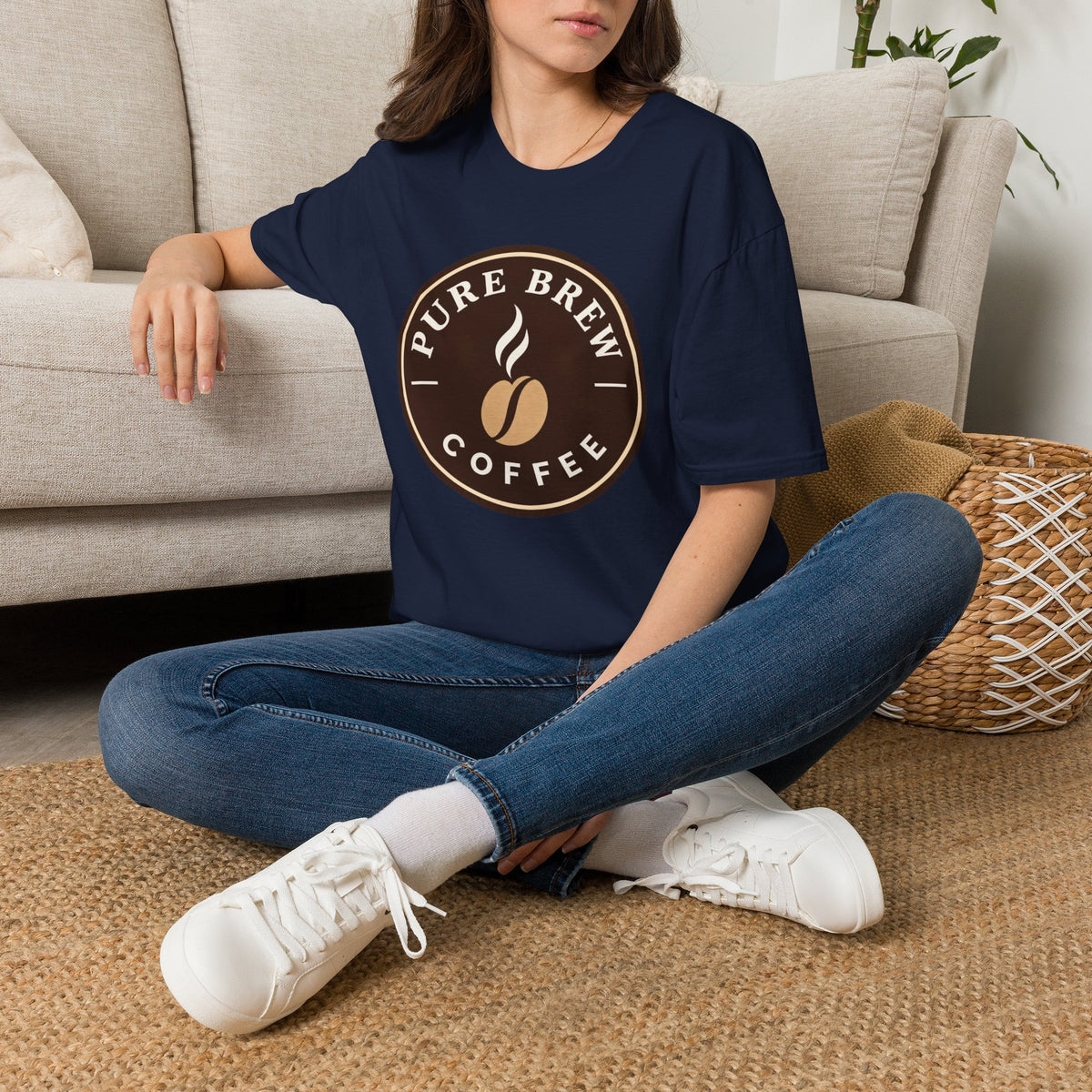 "Pure Brew Coffee" Logo Tee