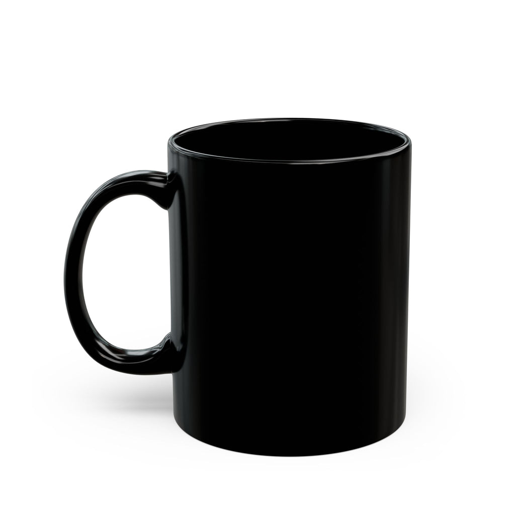 "Pure Brew Coffee" Black Ceramic Cup