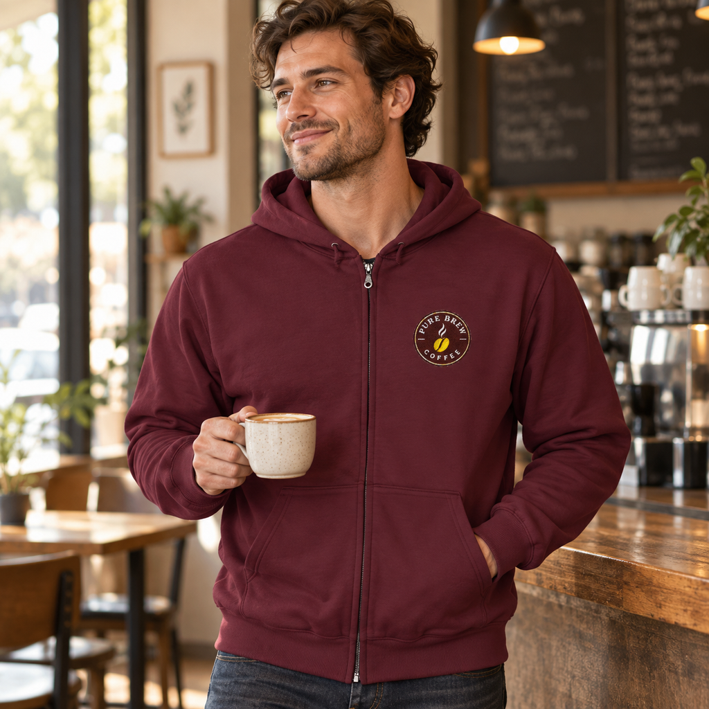 Coffee Lover Zip Hoodie