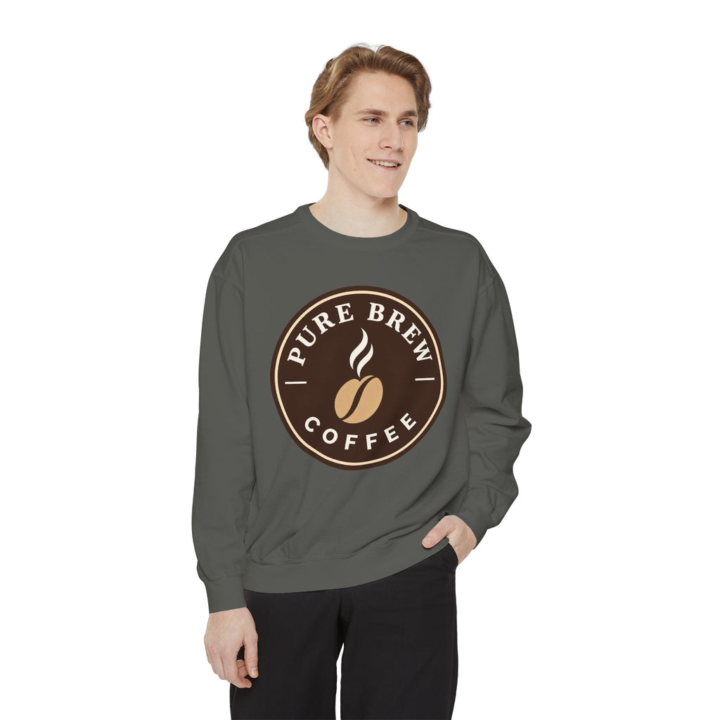 "Pure Brew Coffee" Logo Crewneck