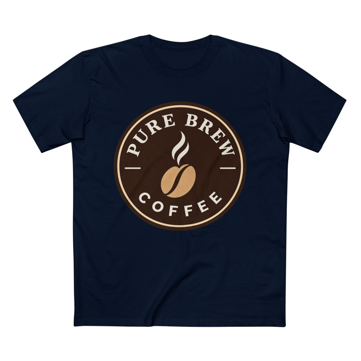 "Pure Brew Coffee" Vintage Logo Tee