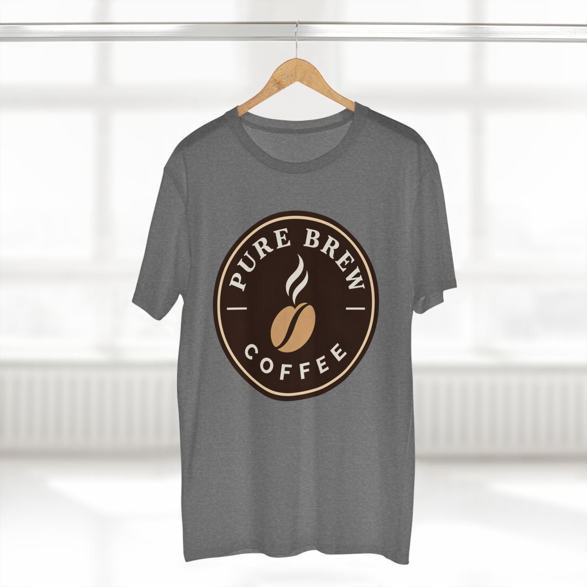 "Pure Brew Coffee" Vintage Logo Tee