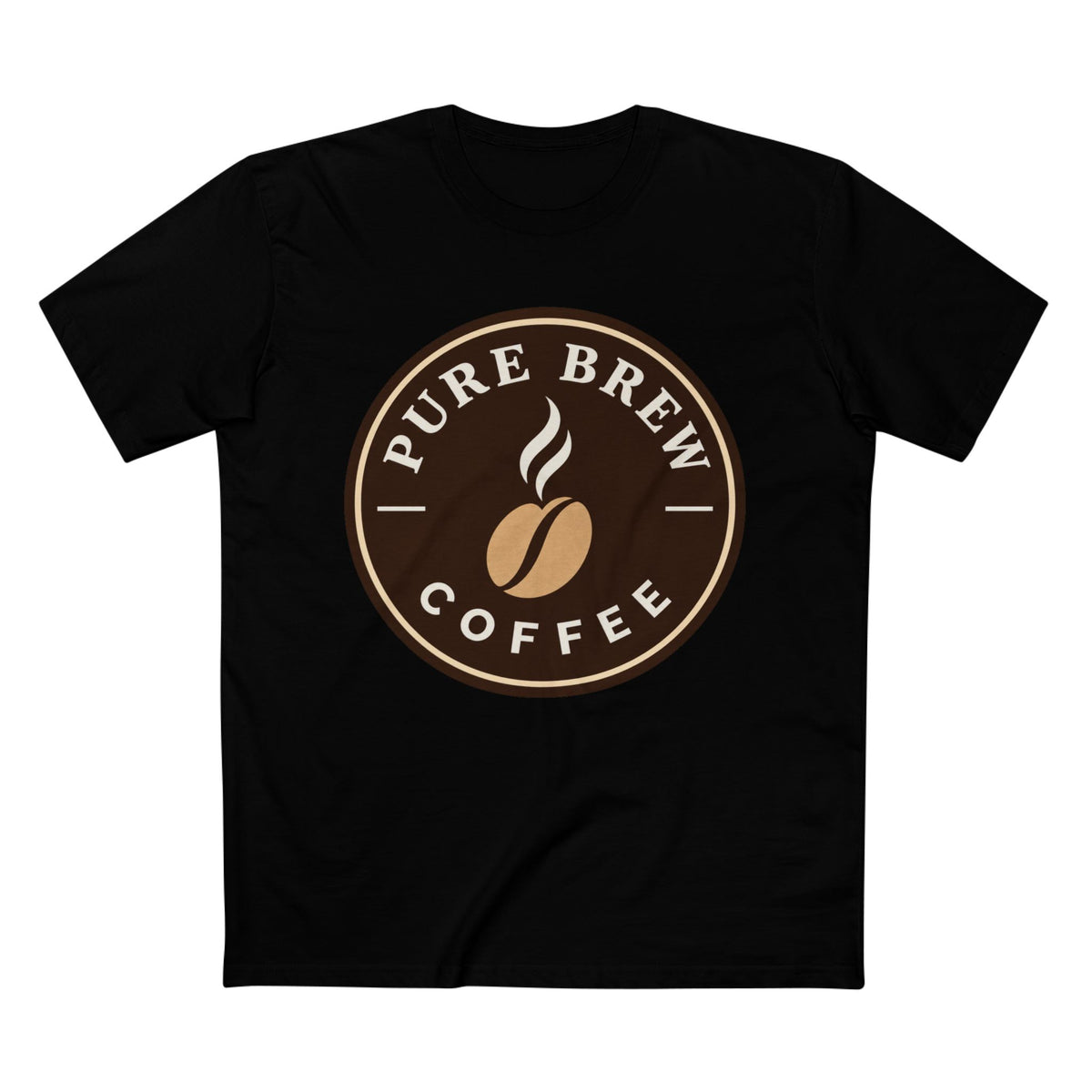 "Pure Brew Coffee" Vintage Logo Tee