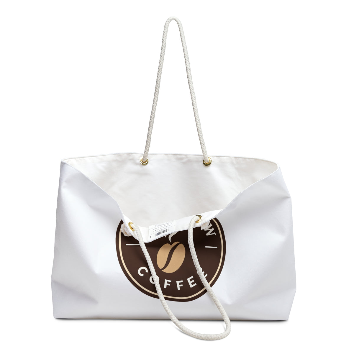Weekender Bag Coffee Logo
