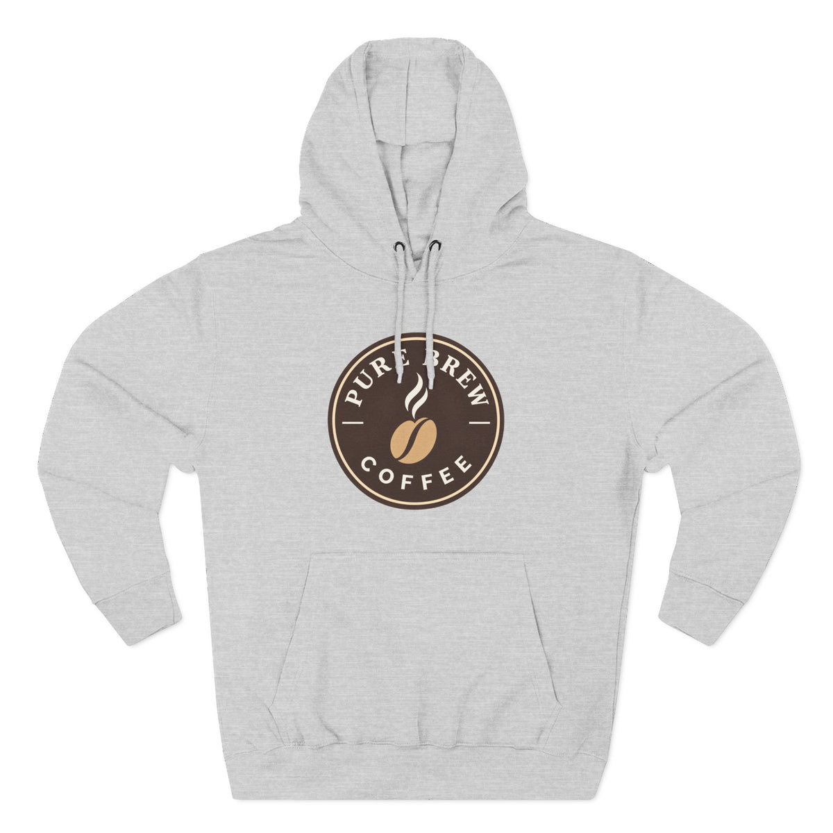 'Pure Brew Coffee' Emblem Fleece Hoodie