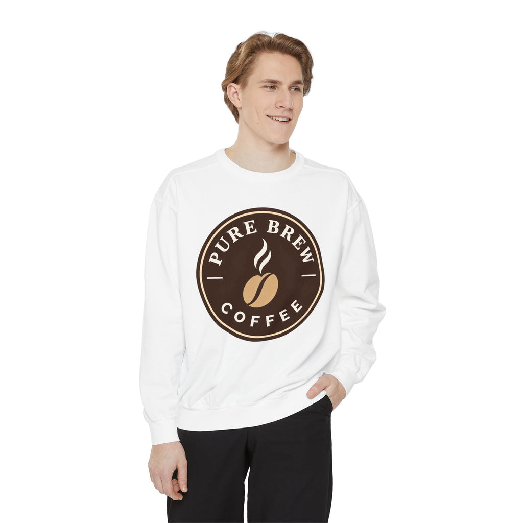 "Pure Brew Coffee" Logo Crewneck