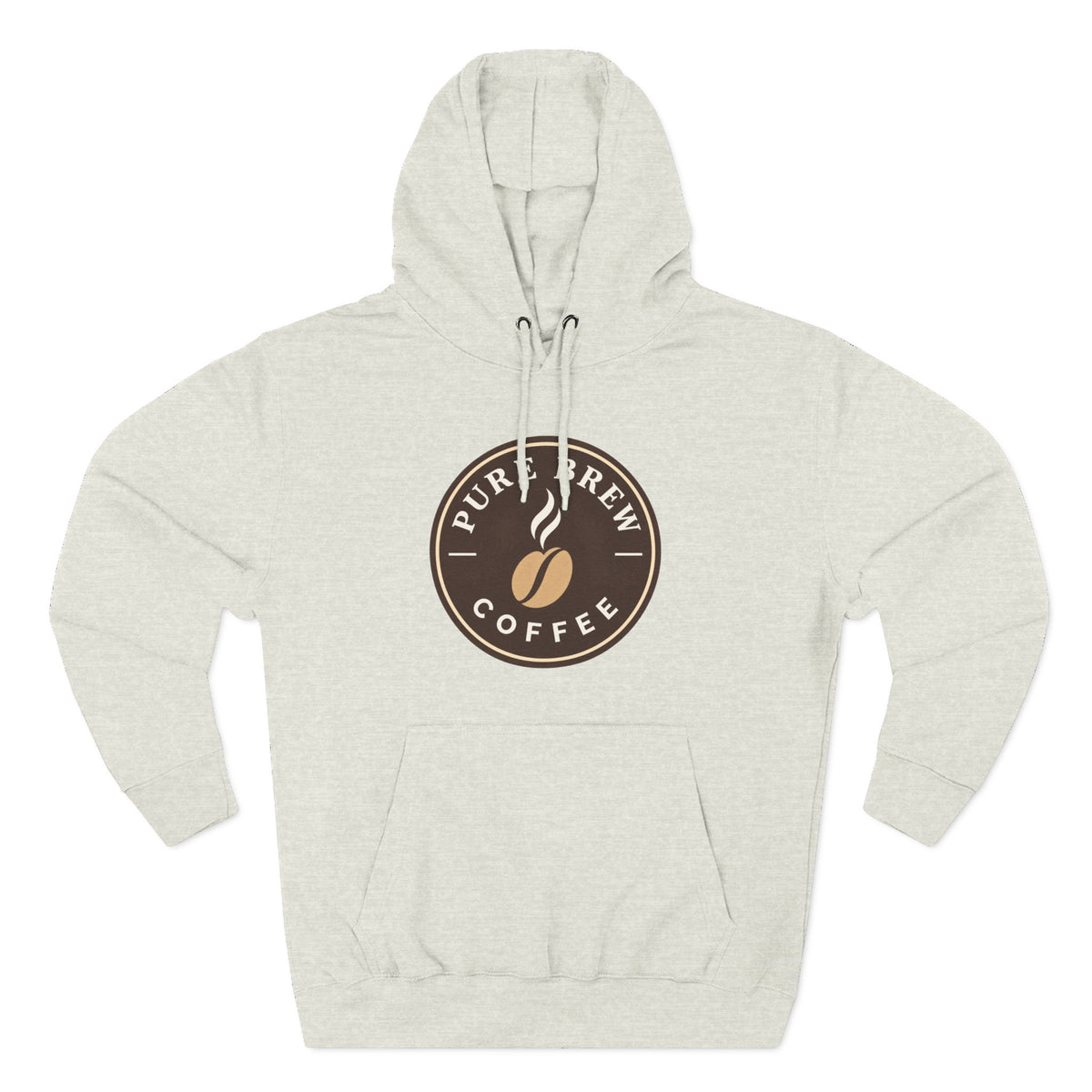 'Pure Brew Coffee' Emblem Fleece Hoodie